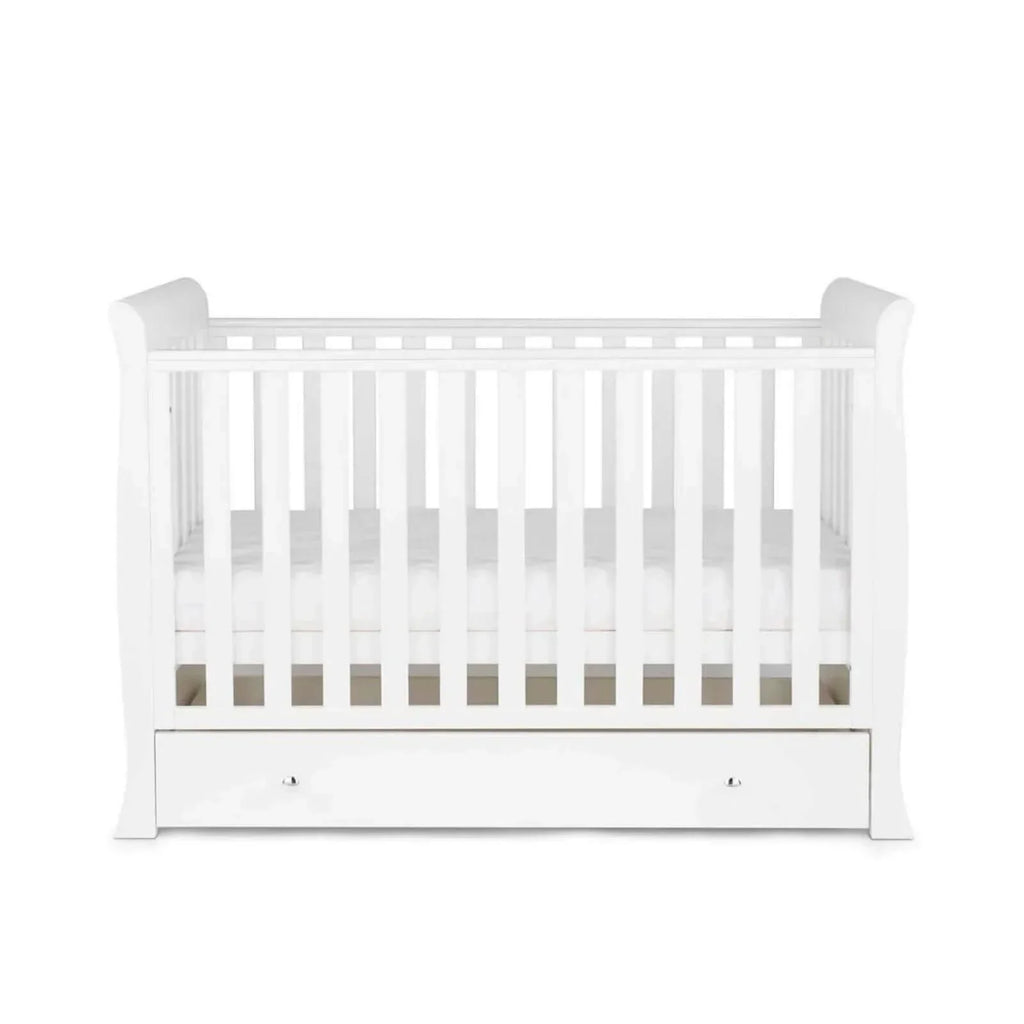 Ickle Bubba Snowdon 4 in 1 Mini 2 Piece Furniture Set White - Fibre Mattress - Fibre Mattress - 2 Piece Furniture Sets
