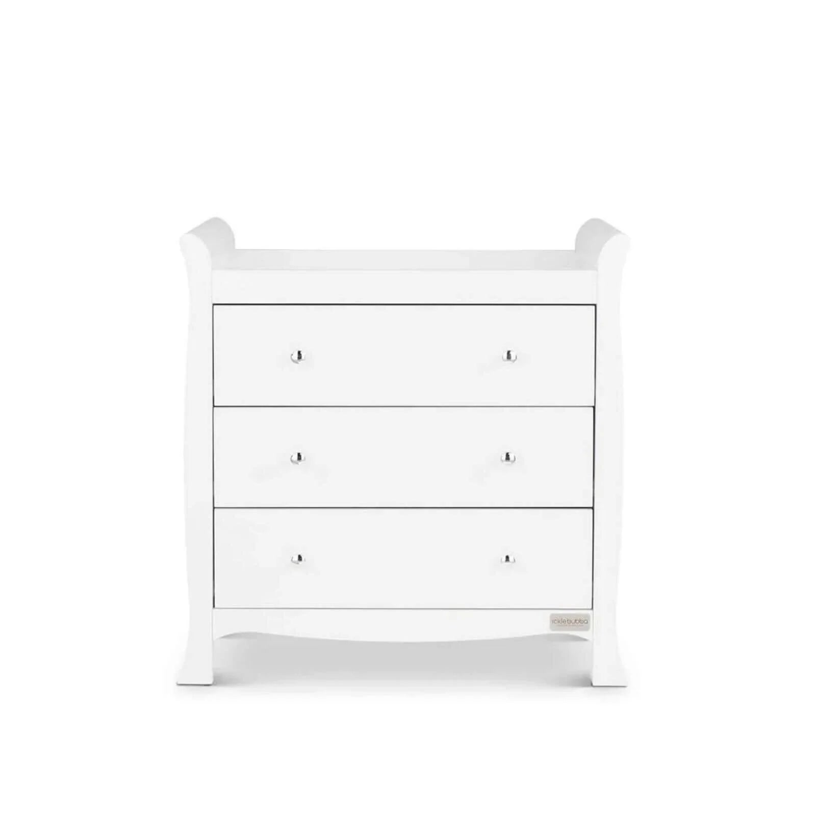 Ickle Bubba Snowdon 4 in 1 Mini 2 Piece Furniture Set White - Fibre Mattress - Fibre Mattress - 2 Piece Furniture Sets