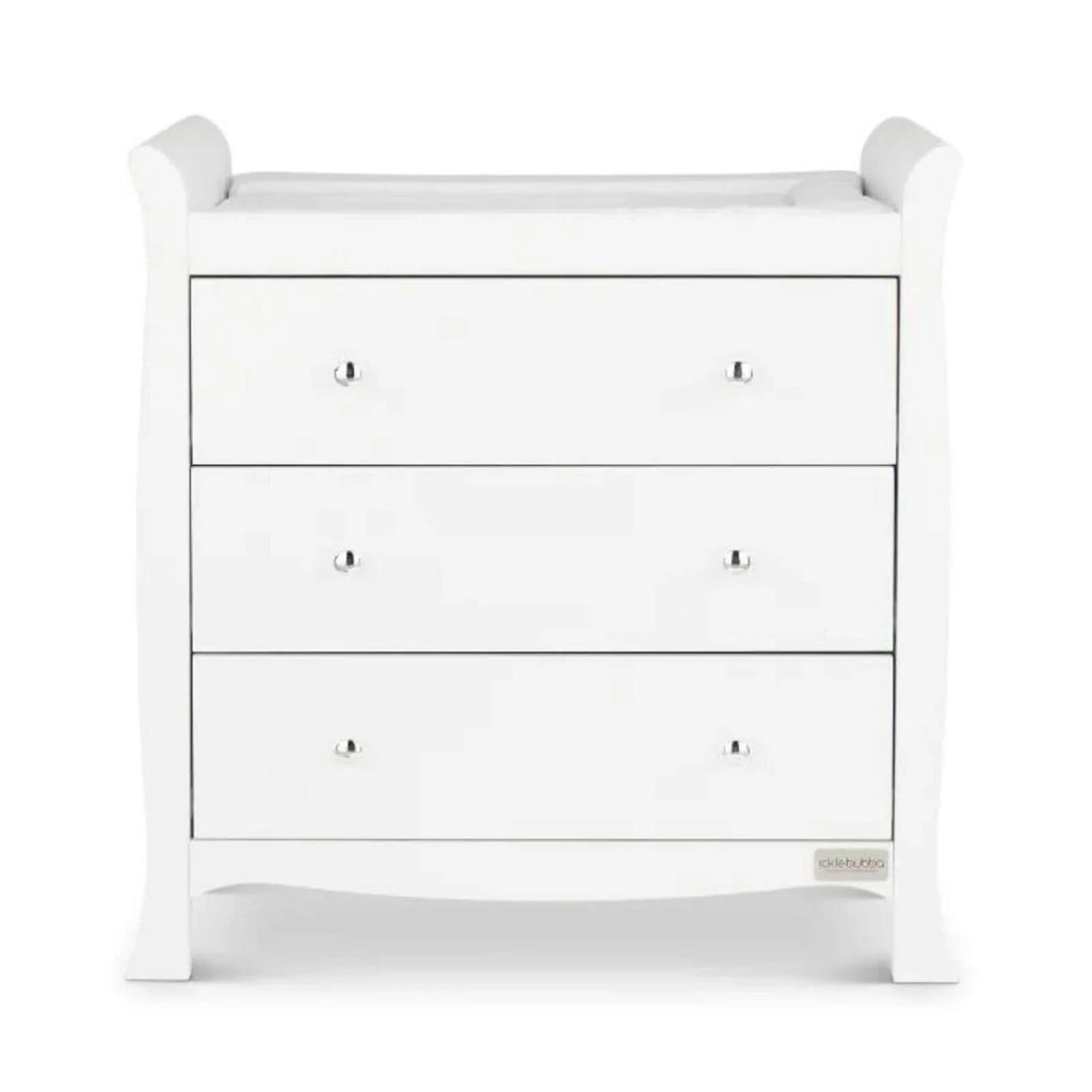 Ickle Bubba Snowdon Changing Unit - White - Chests of Drawers