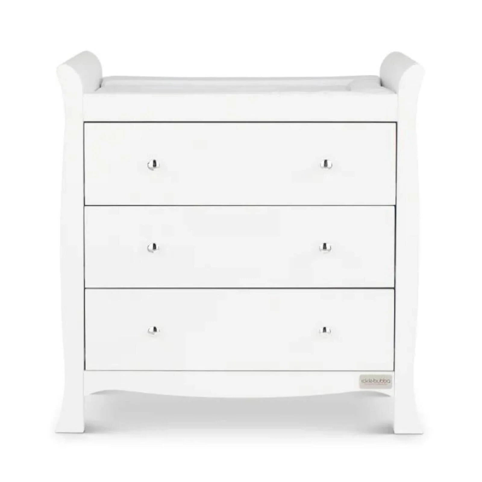 Ickle Bubba Snowdon Changing Unit - White - Chests of Drawers