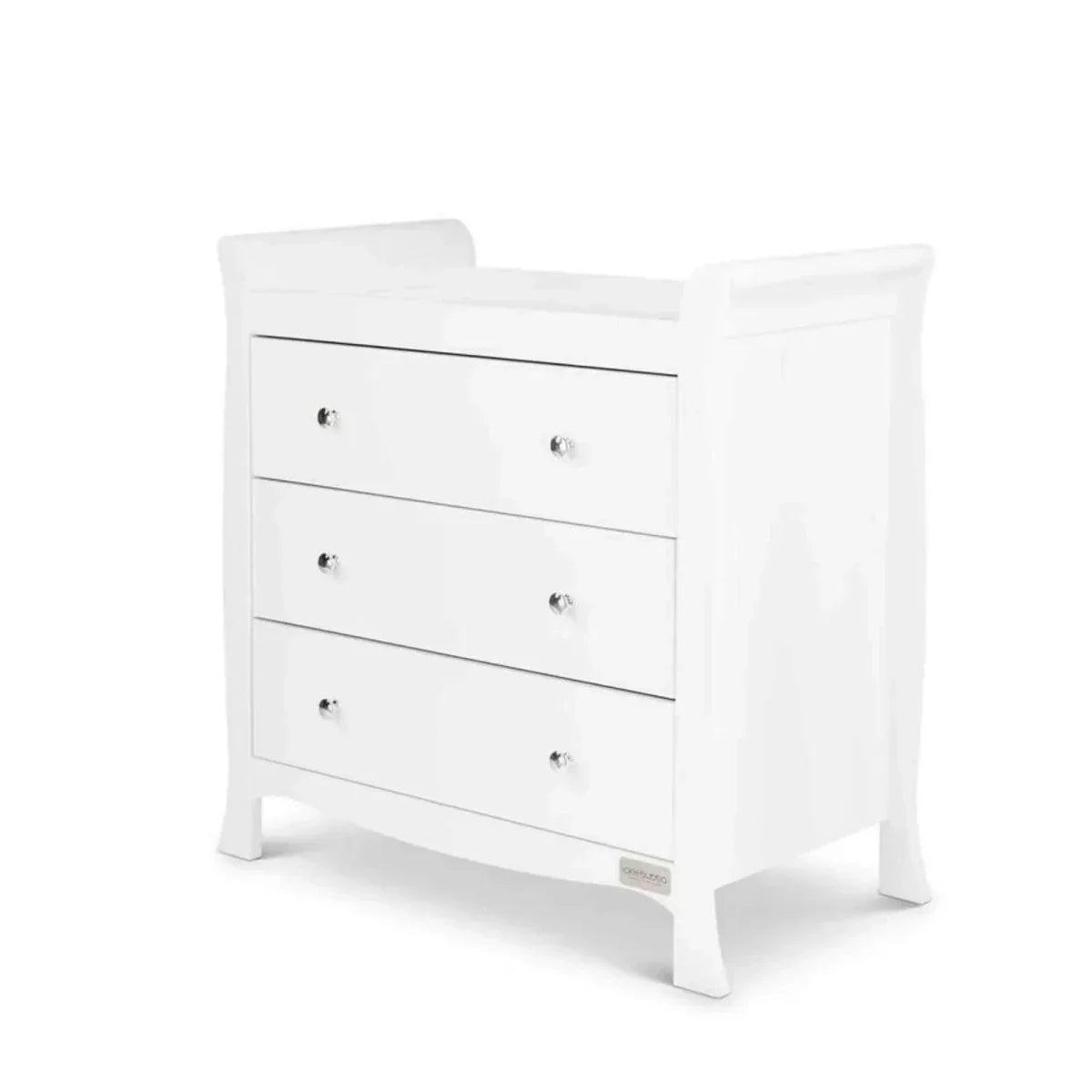 Ickle Bubba Snowdon Classic 3 Piece Furniture Set White - Premium Pocket Sprung Mattress - Premium Pocket Sprung