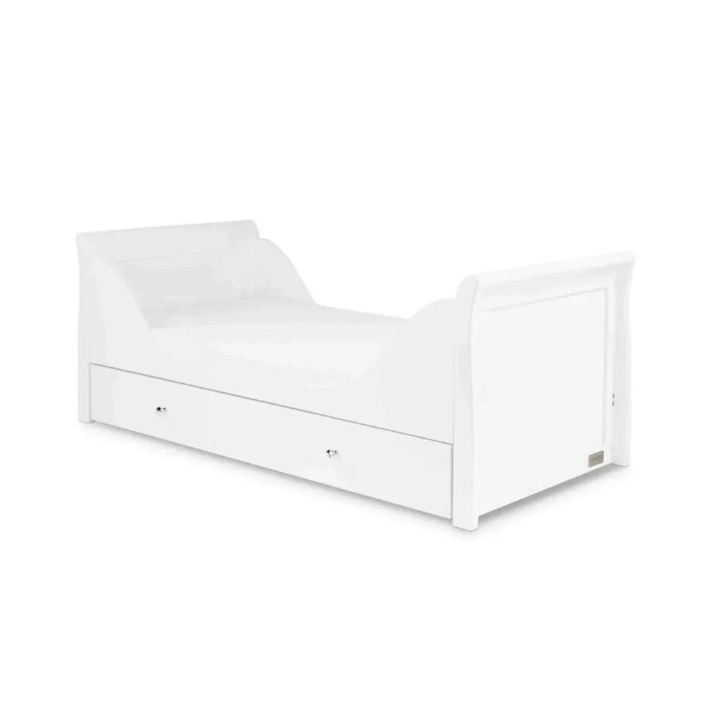 Ickle Bubba Snowdon Classic 3 Piece Furniture Set White - Premium Pocket Sprung Mattress - Premium Pocket Sprung