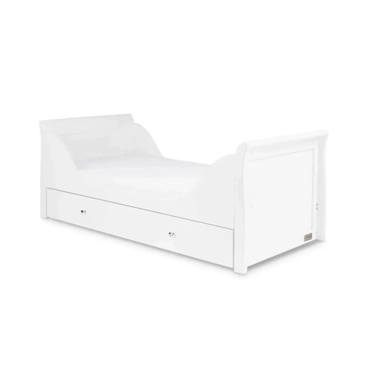 Ickle Bubba Snowdon Classic 3 Piece Furniture Set White - Premium Pocket Sprung Mattress - Premium Pocket Sprung
