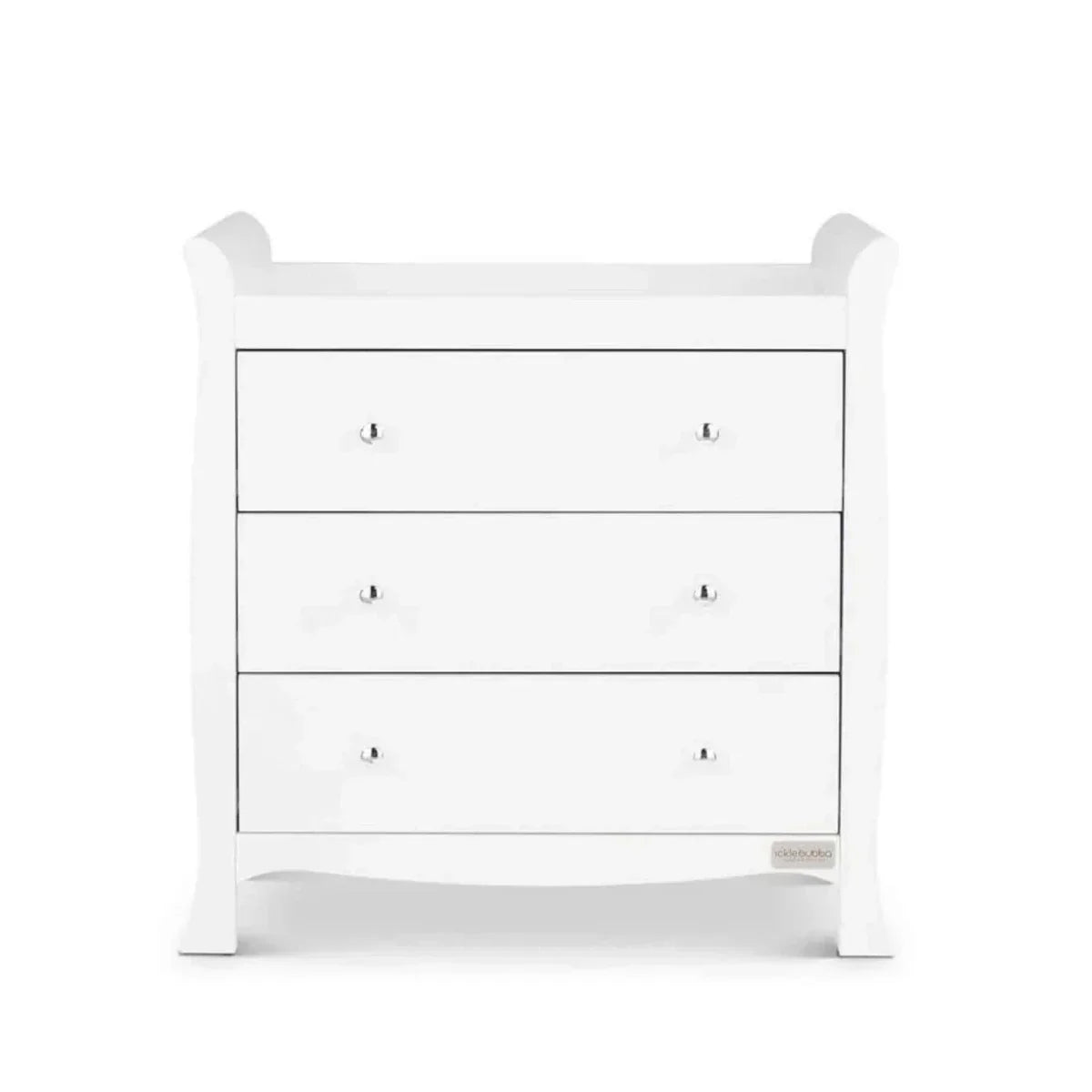 Ickle Bubba Snowdon Classic 3 Piece Furniture Set White - Premium Pocket Sprung Mattress - Premium Pocket Sprung
