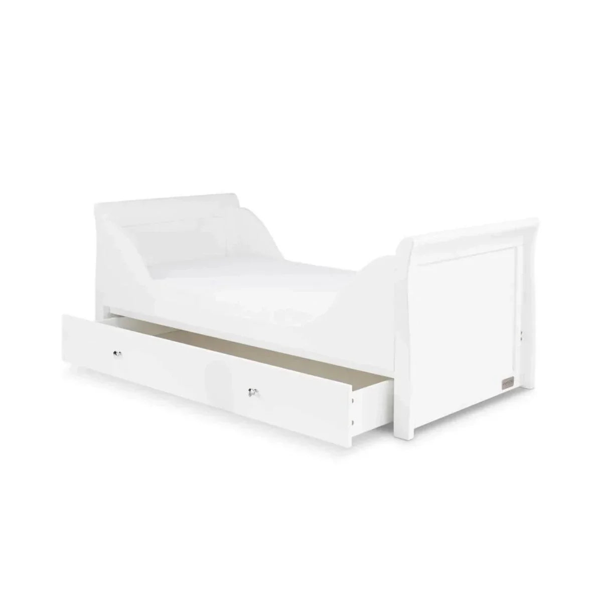 Ickle Bubba Snowdon Classic 3 Piece Furniture Set White - Premium Pocket Sprung Mattress - Premium Pocket Sprung