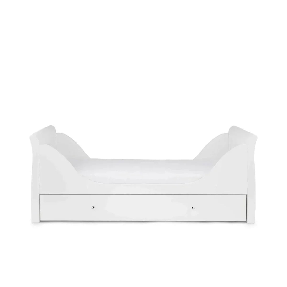 Ickle Bubba Snowdon Classic 3 Piece Furniture Set White - Premium Pocket Sprung Mattress - Premium Pocket Sprung