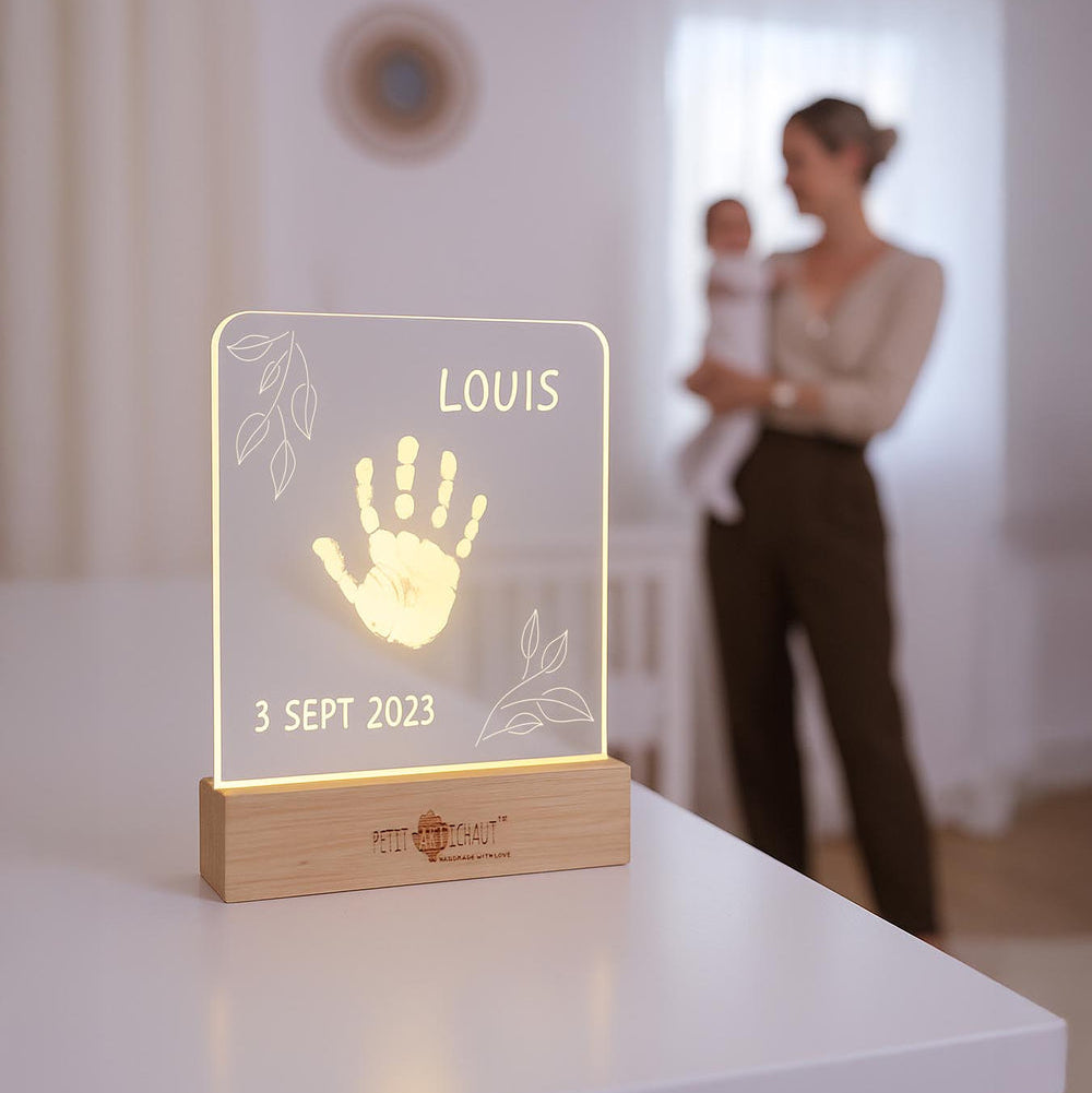 Petit Artichaut Illuminated Hand Print Keepsake