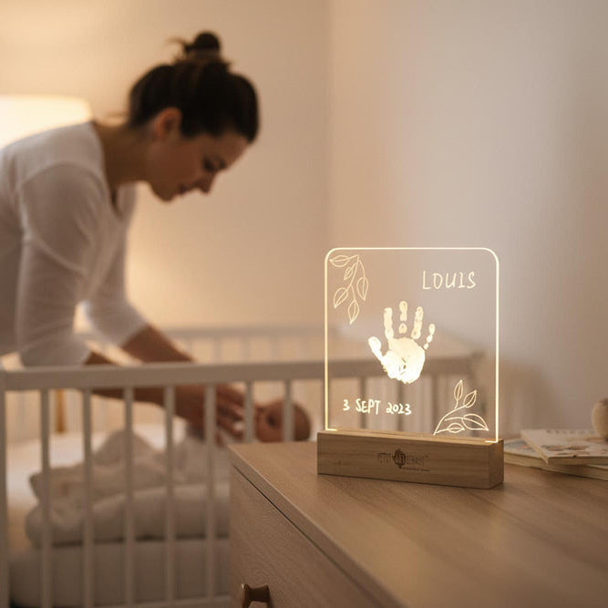 Petit Artichaut Illuminated Hand Print Keepsake