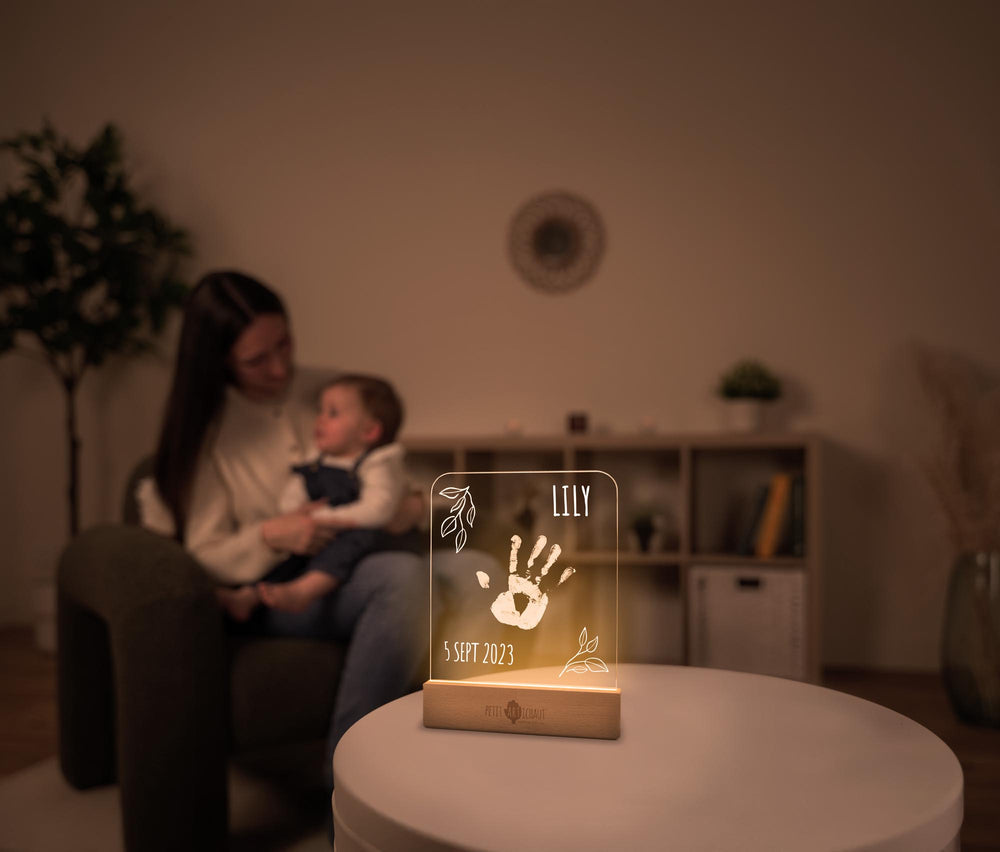Petit Artichaut Illuminated Hand Print Keepsake
