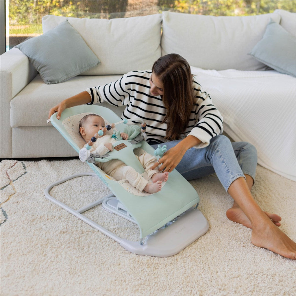 Jane Baluu Baby Hammock Bouncer with Activity Toy Arch Botanic - Bouncers Rockers & Swings