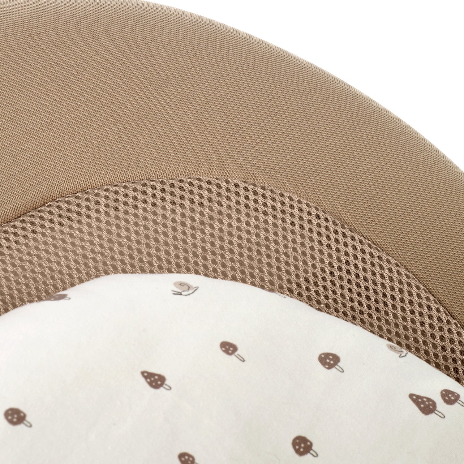 Jane Kalm Wooden Hammock – Natural Birch Rocker with Soft Padded Insert Sesame - Bouncers Rockers & Swings
