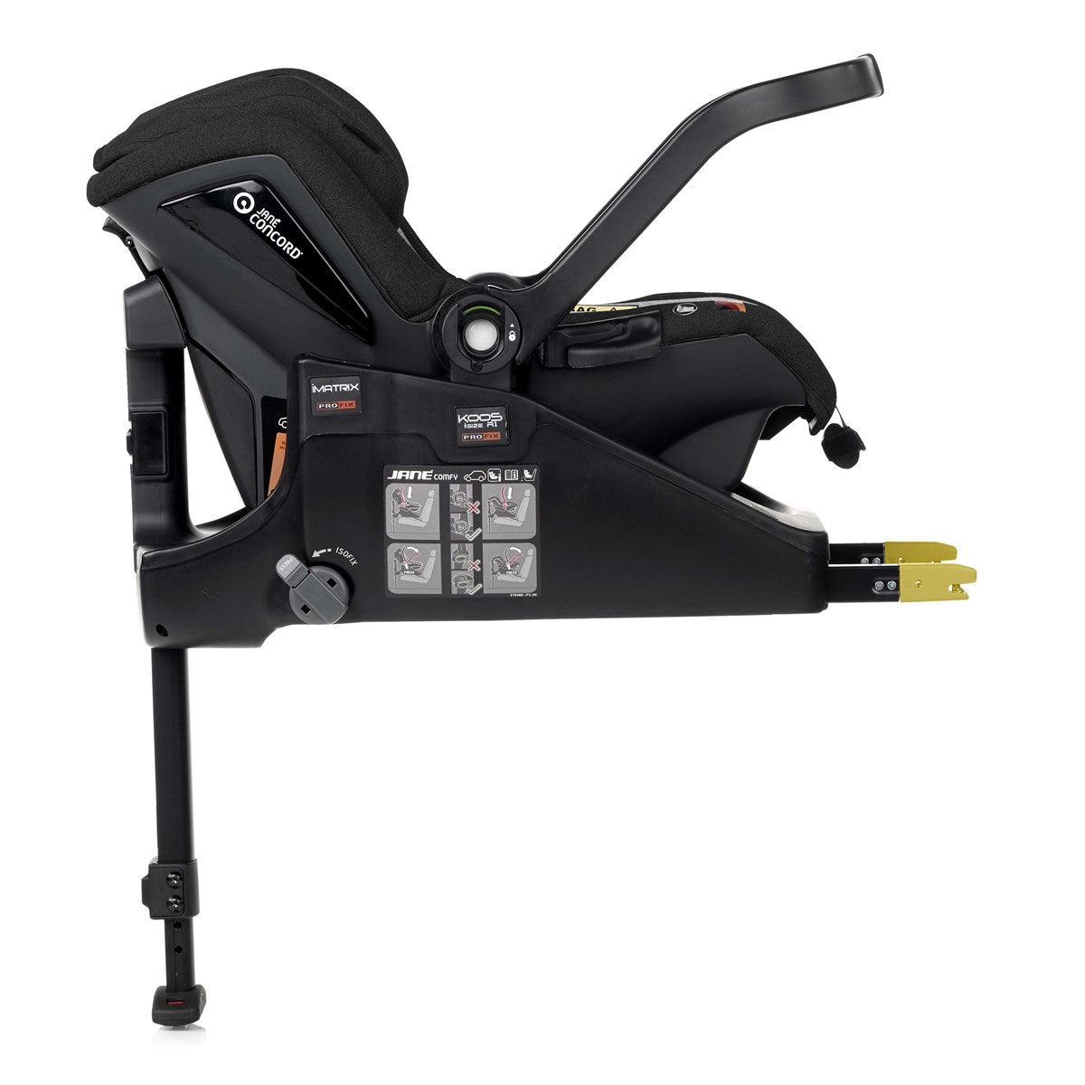 Jane Koos R1 i-Size Baby Car Seat 40 to 83cm 0-18 Months - Car Seats
