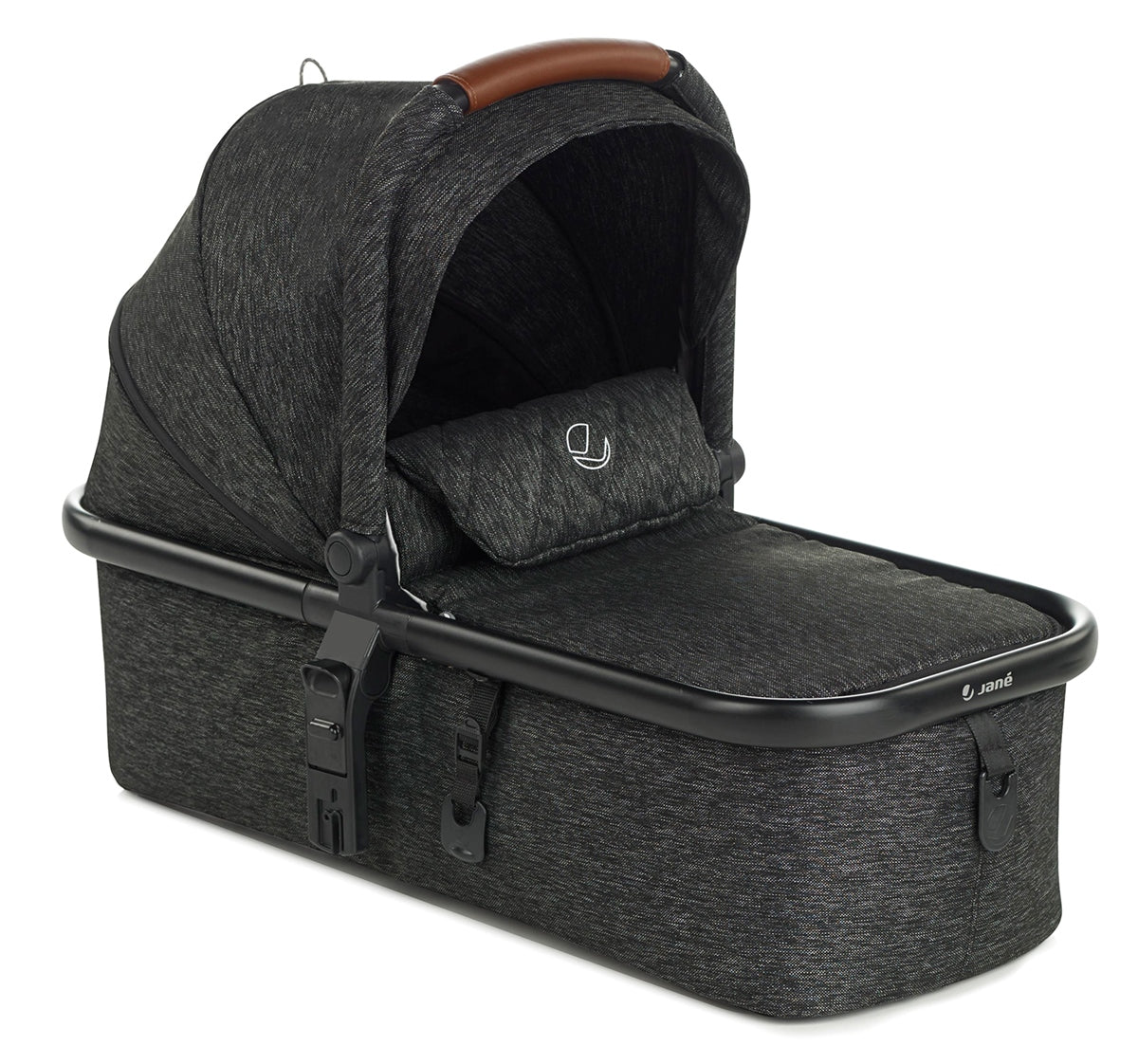 Jane Micro Pro Foldable Carrycot - Cold Black - Carrycots