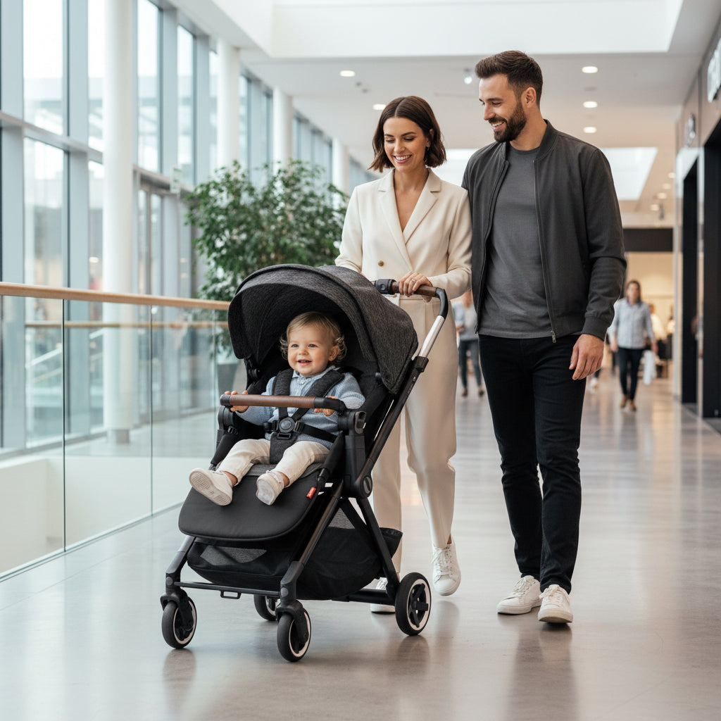 Jane Newel Pushchair - Cold Black - Pushchairs