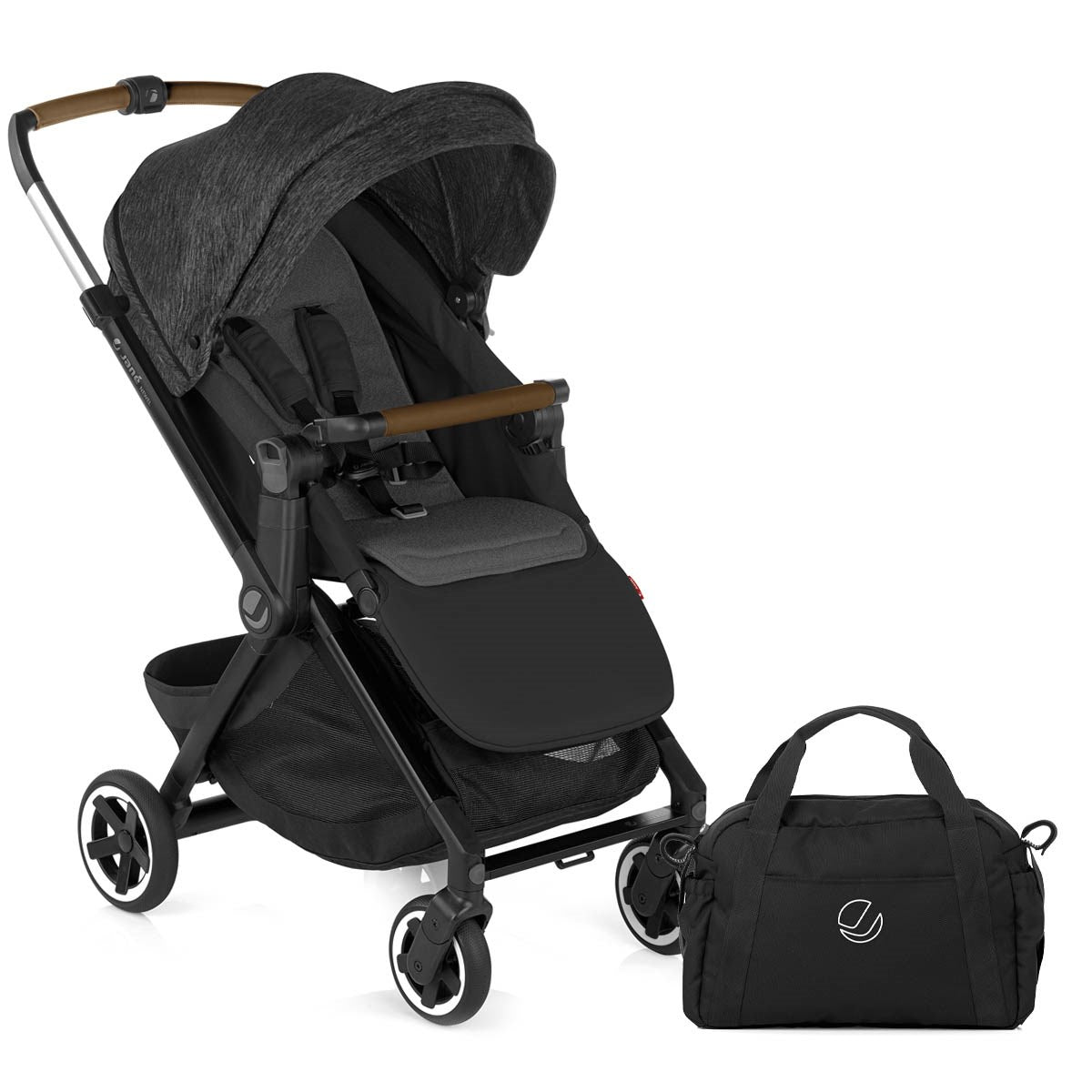 Jane Newel Pushchair - Cold Black - Pushchairs