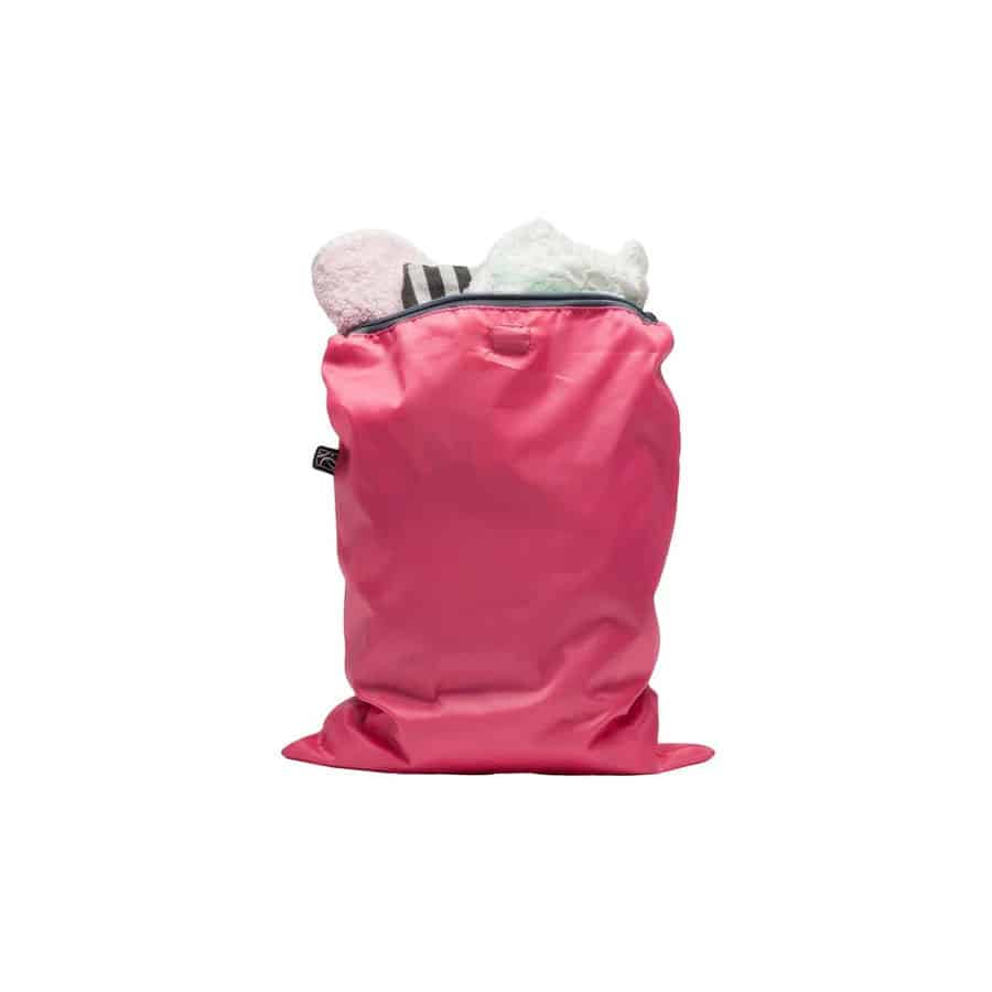 JL Childress Wet-To-Go Zipped Nappy Bags Set - Pink / Grey - Nappy Bag / Organiser