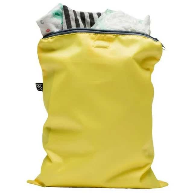 JL Childress Wet-To-Go Zipped Nappy Bags Set - Yellow / Grey - Nappy Bag / Organiser