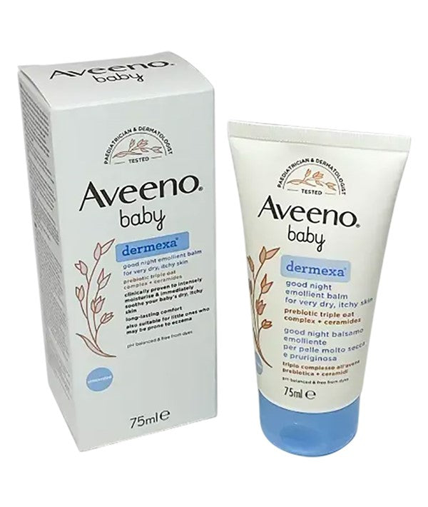 Johnson And Johnson Aveeno Baby Dermexa Goodnight Emollient Balm 75ml-0