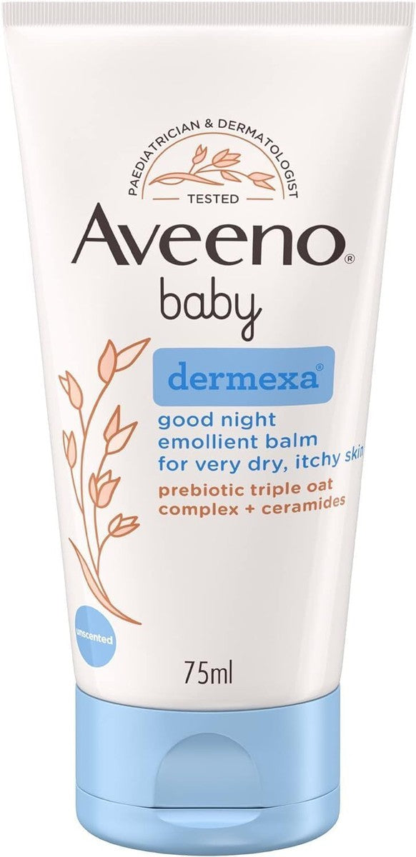 Johnson And Johnson Aveeno Baby Dermexa Goodnight Emollient Balm 75ml-1