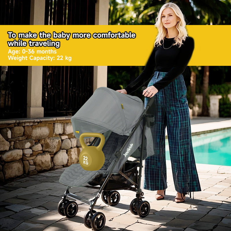 Jovikids Ezra Stroller - Grey - Stroller