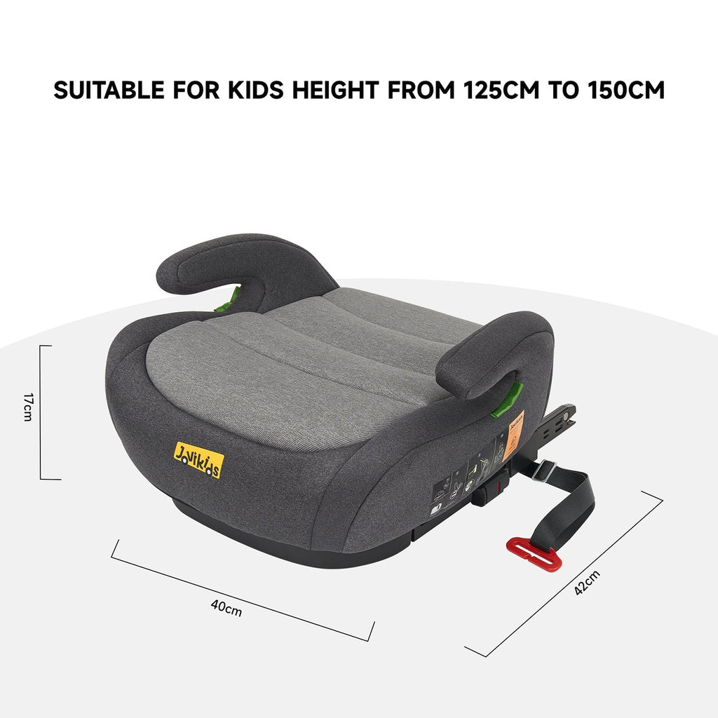 Jovikids Ohho Booster Seat - Grey - Car Seat