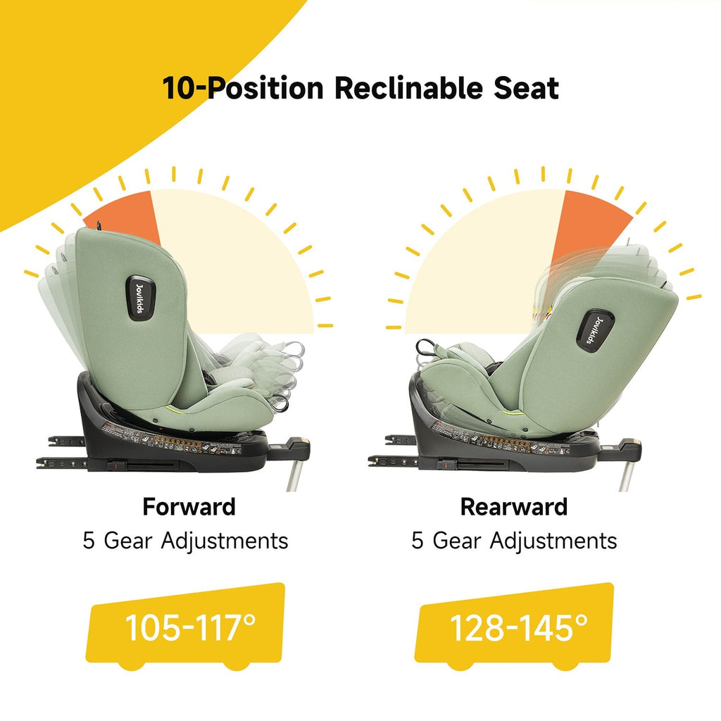 Jovikids Ranger Rotating Car Seat - Green - Car Seat