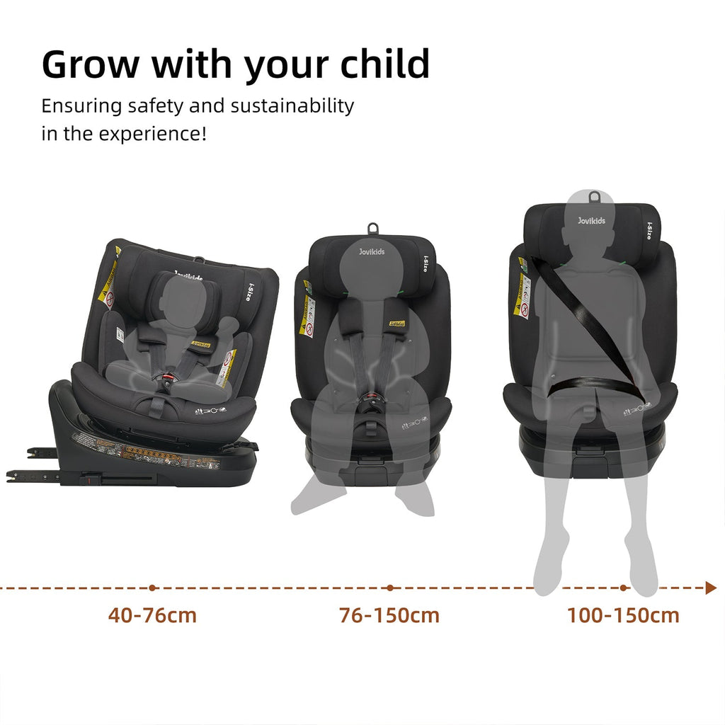 Jovikids Ranger TT Rotating Car Seat - Black - Car Seat