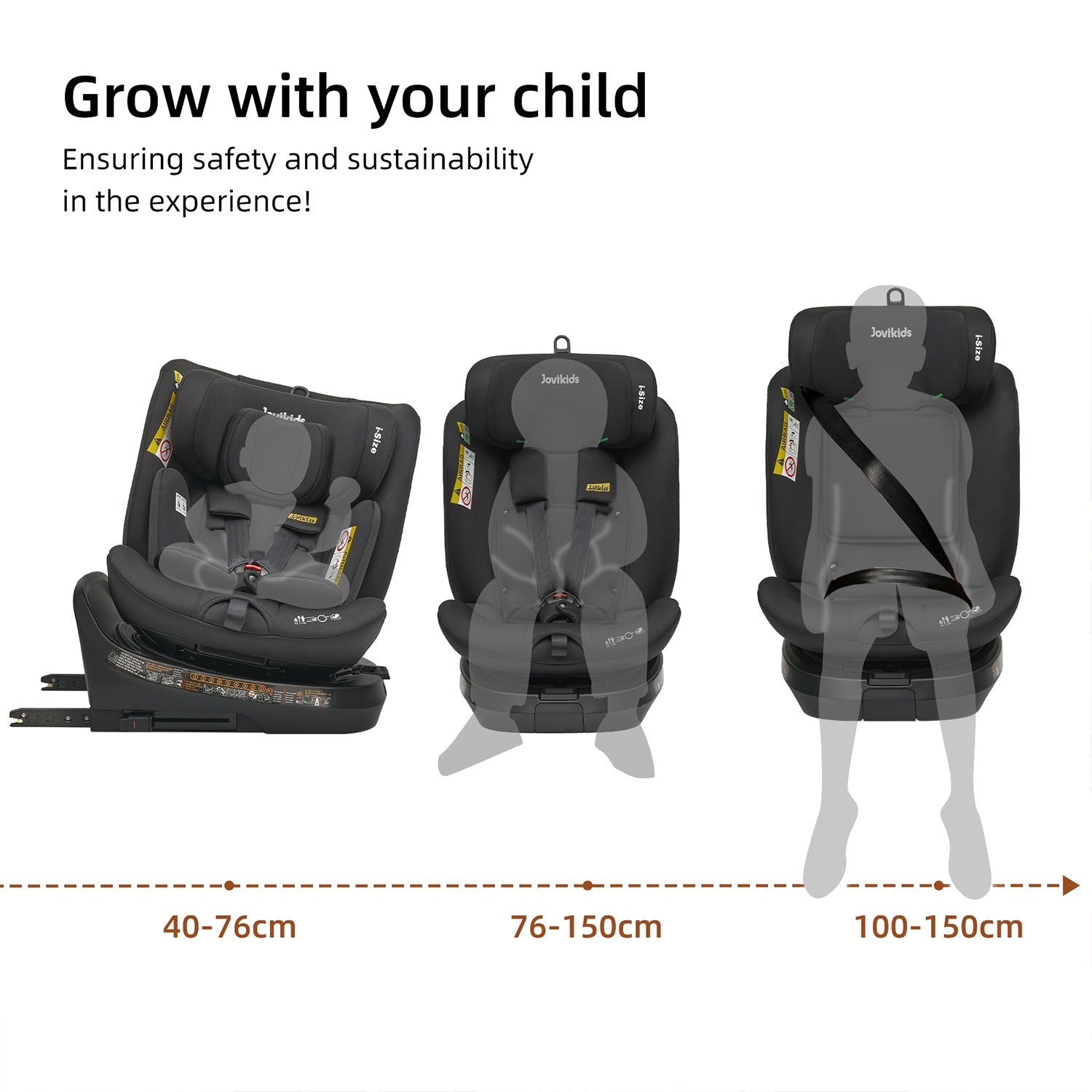 Jovikids Ranger TT Rotating Car Seat - Black - Car Seat
