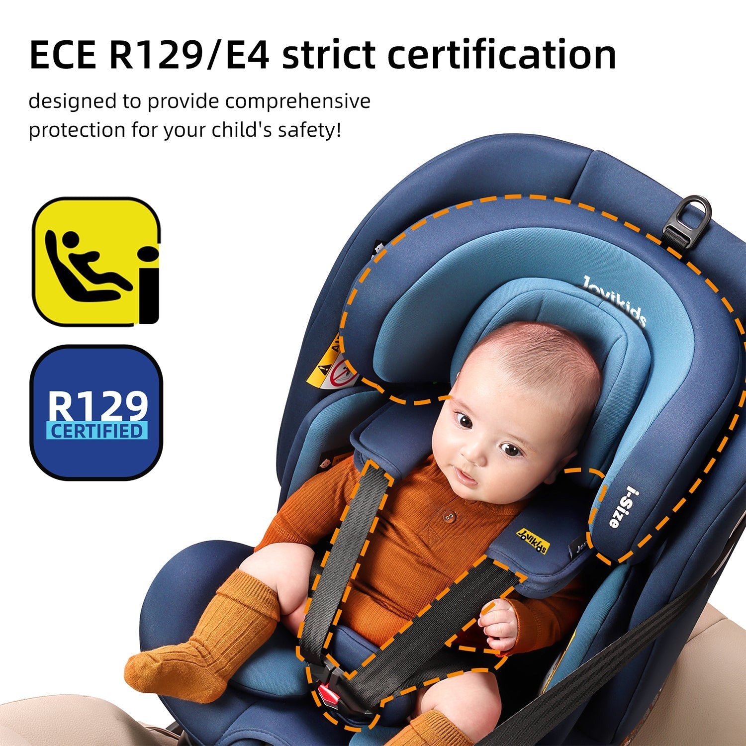 Jovikids Ranger TT Rotating Car Seat - Blue - Car Seat