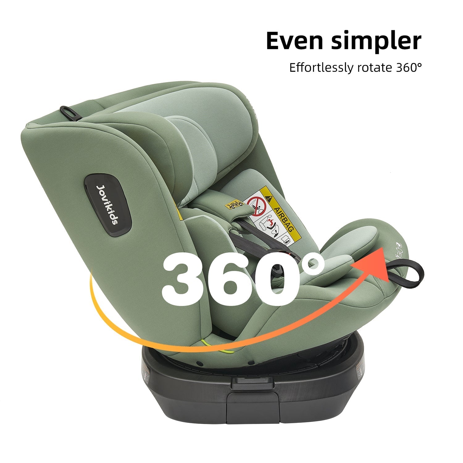 Jovikids Ranger TT Rotating Car Seat - Green - Car Seat