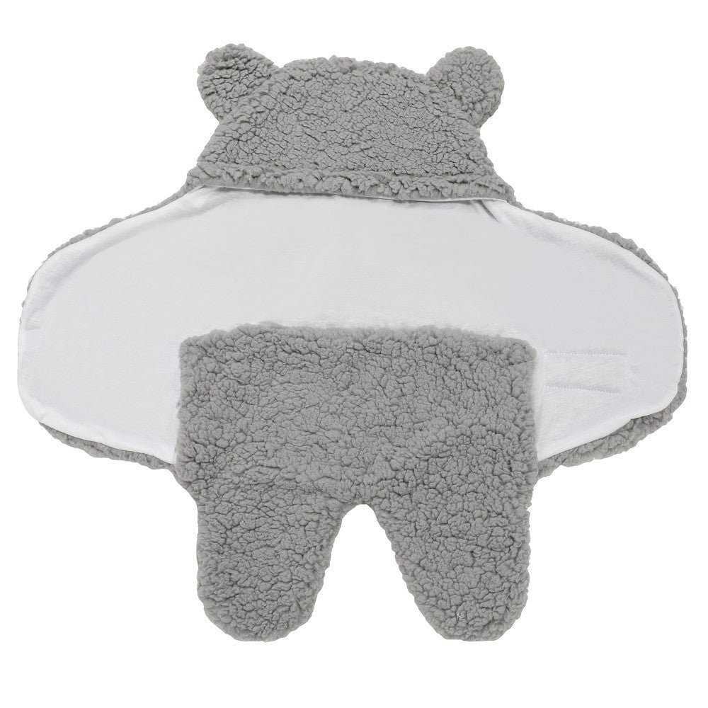 Lamb Plush Newborn Sleeping Bag & Swaddle Quilt - Baby Sleeping Bags