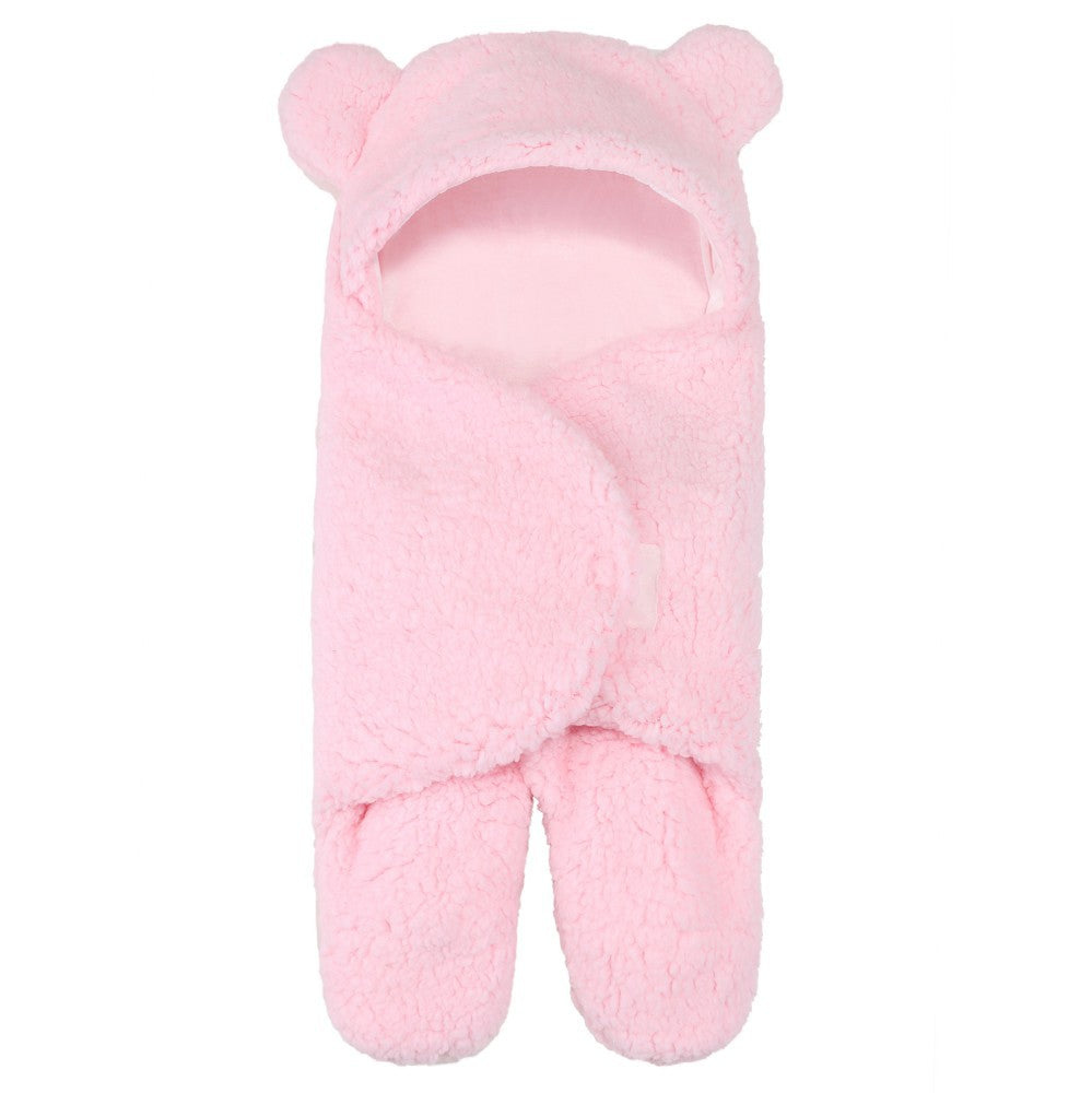 Lamb Plush Newborn Sleeping Bag & Swaddle Quilt - Baby Sleeping Bags