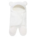 Lamb Plush Newborn Sleeping Bag & Swaddle Quilt - White / 55x65cm - Baby Sleeping Bags