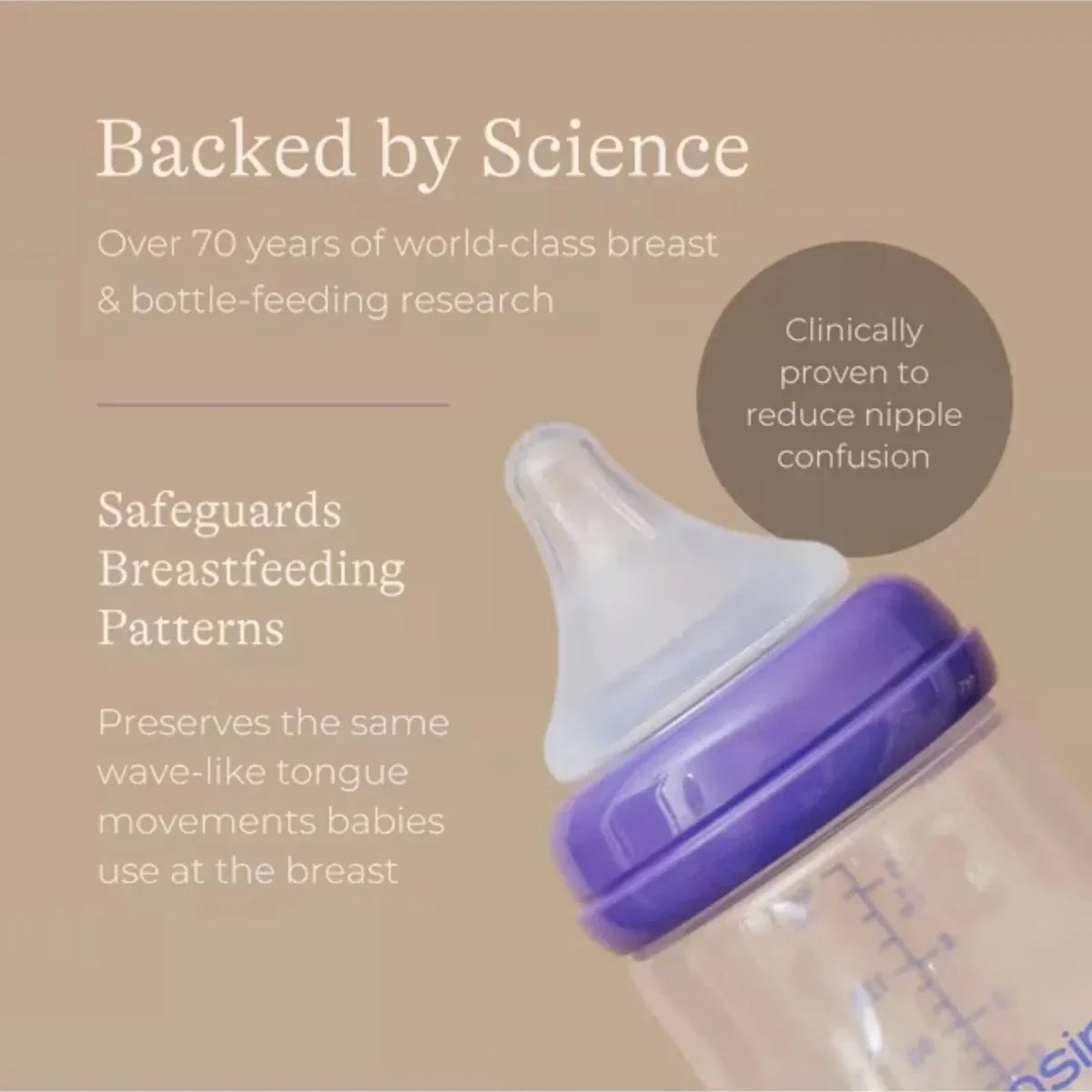 Lansinoh Feeding Bottles with NaturalWave Teat 330ml Pack of 2 - Bottles