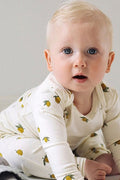Lemon Romper - 0-6 M - Rompers