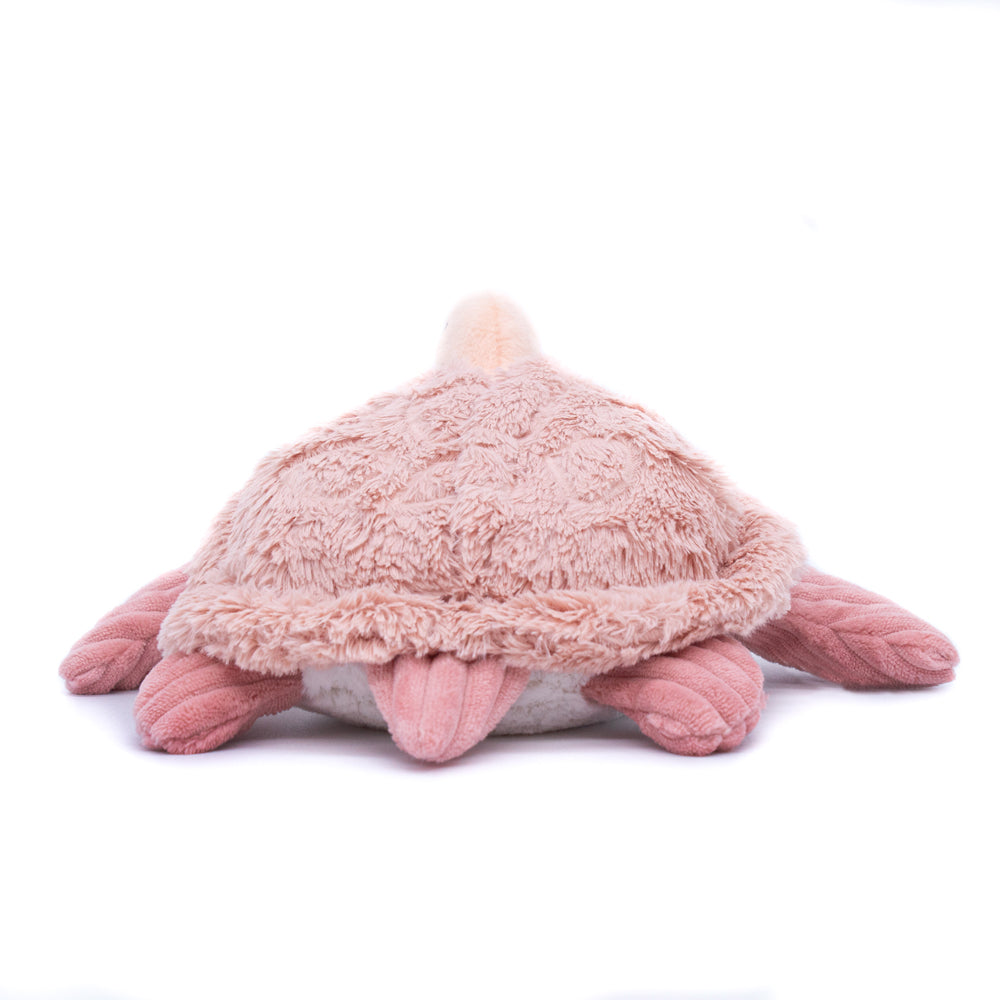 Les Ptipotos Plush Cuddly Toy: Tilly the Turtle Mum & Baby - Pink - Soft Toy / Plushie
