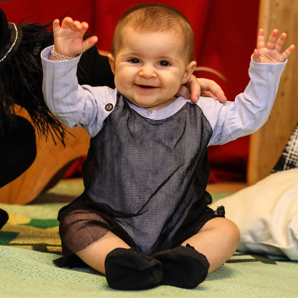 Lilac Baby Onesie with Mesh - Onesie