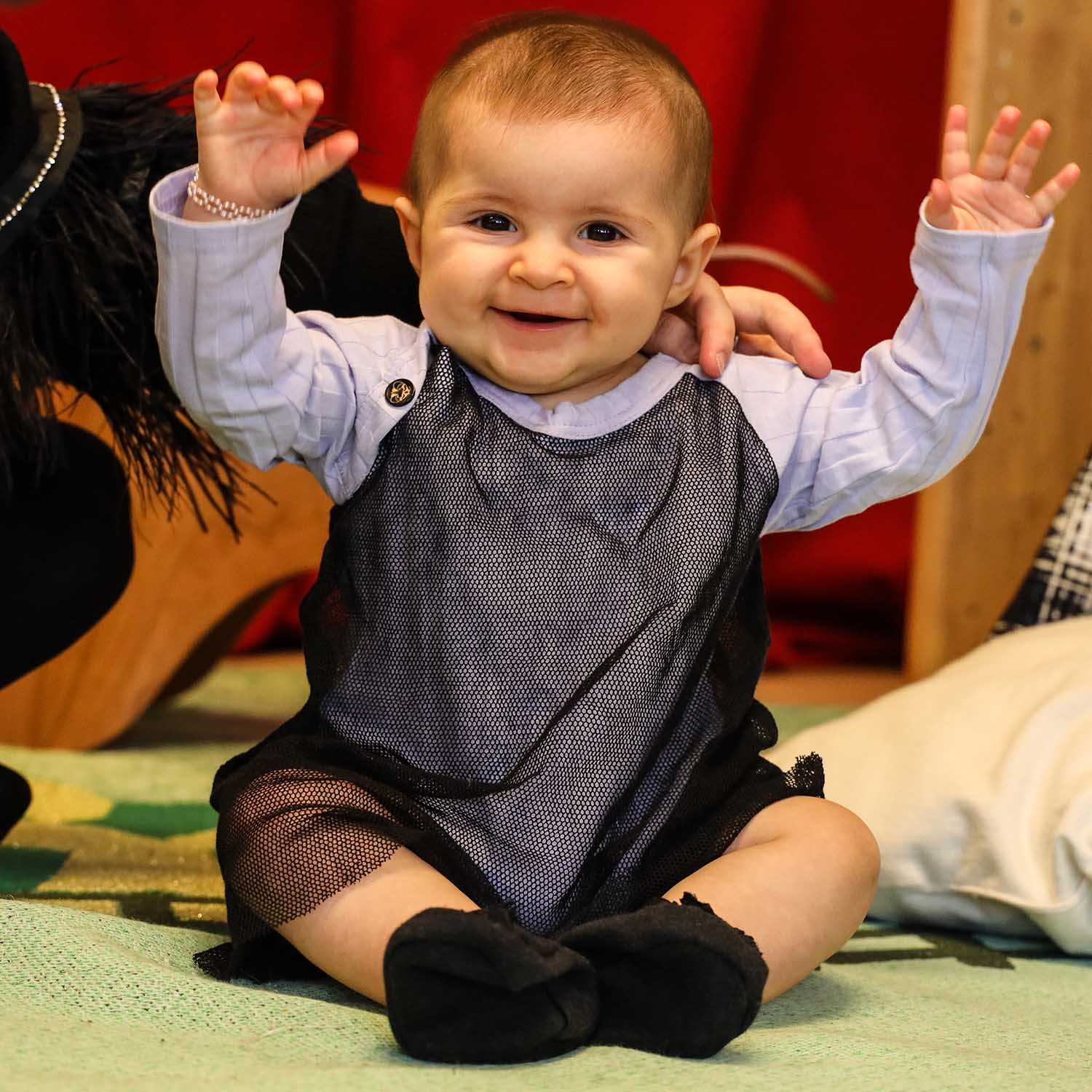 Lilac Baby Onesie with Mesh - Onesie