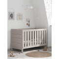Little Acorns Amalfi Cot Bed - Grey Ash - Cot & Cotbed