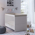 Little Acorns Burlington Cot Bed - Cashmere & Grey Ash - Cot & Cotbed
