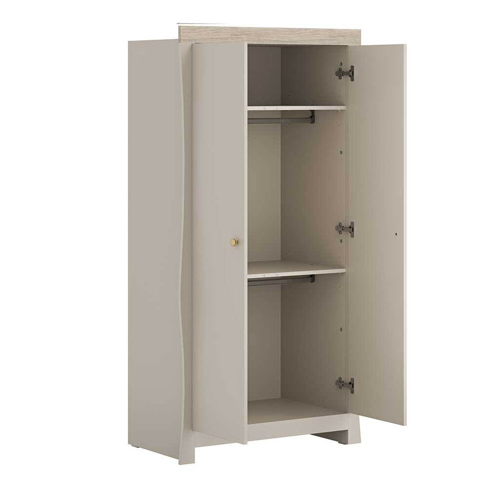 Little Acorns Celeste Wardrobe - Cashmere & Grey Ash