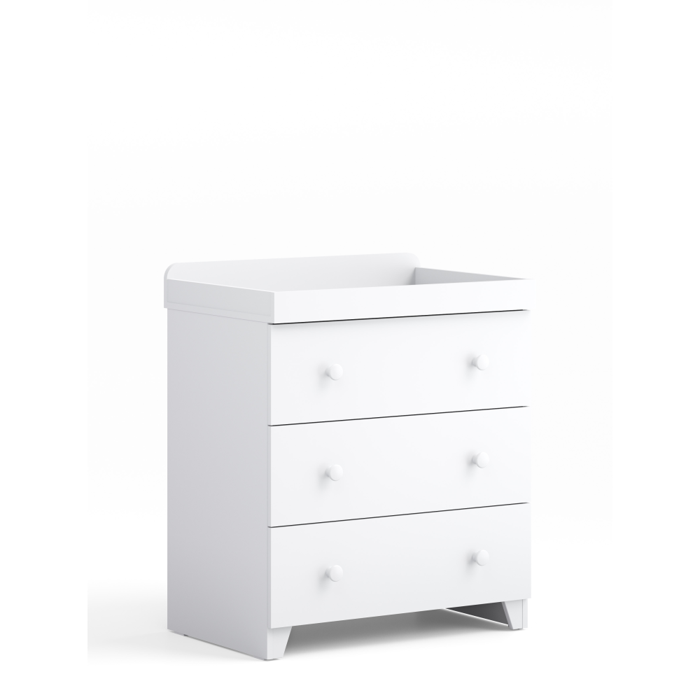 Little Acorns Classic Dresser - White - Dresser & Changing Unit