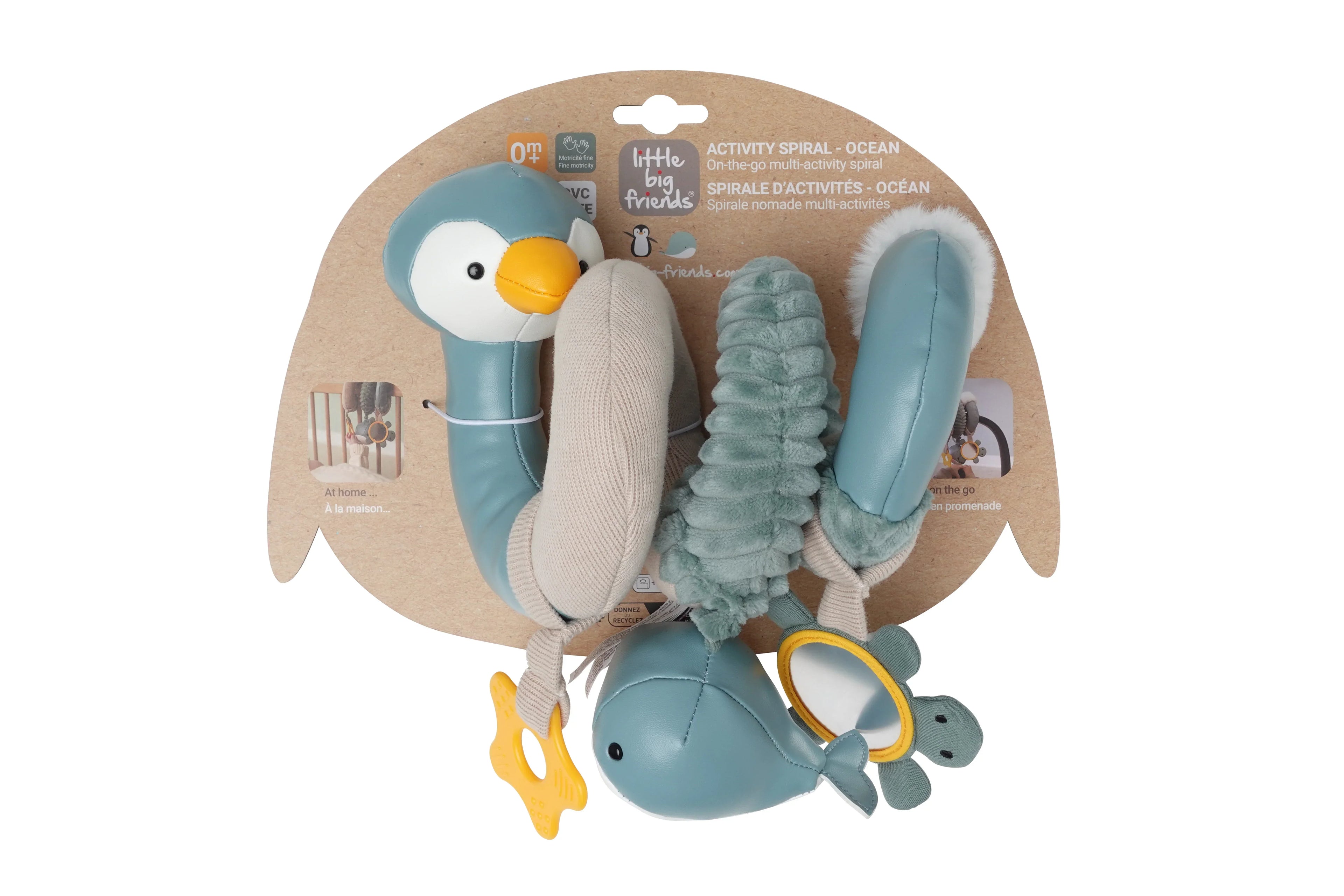 Little Big Friends Activity Pram Spiral - Ocean - Sensory Toy