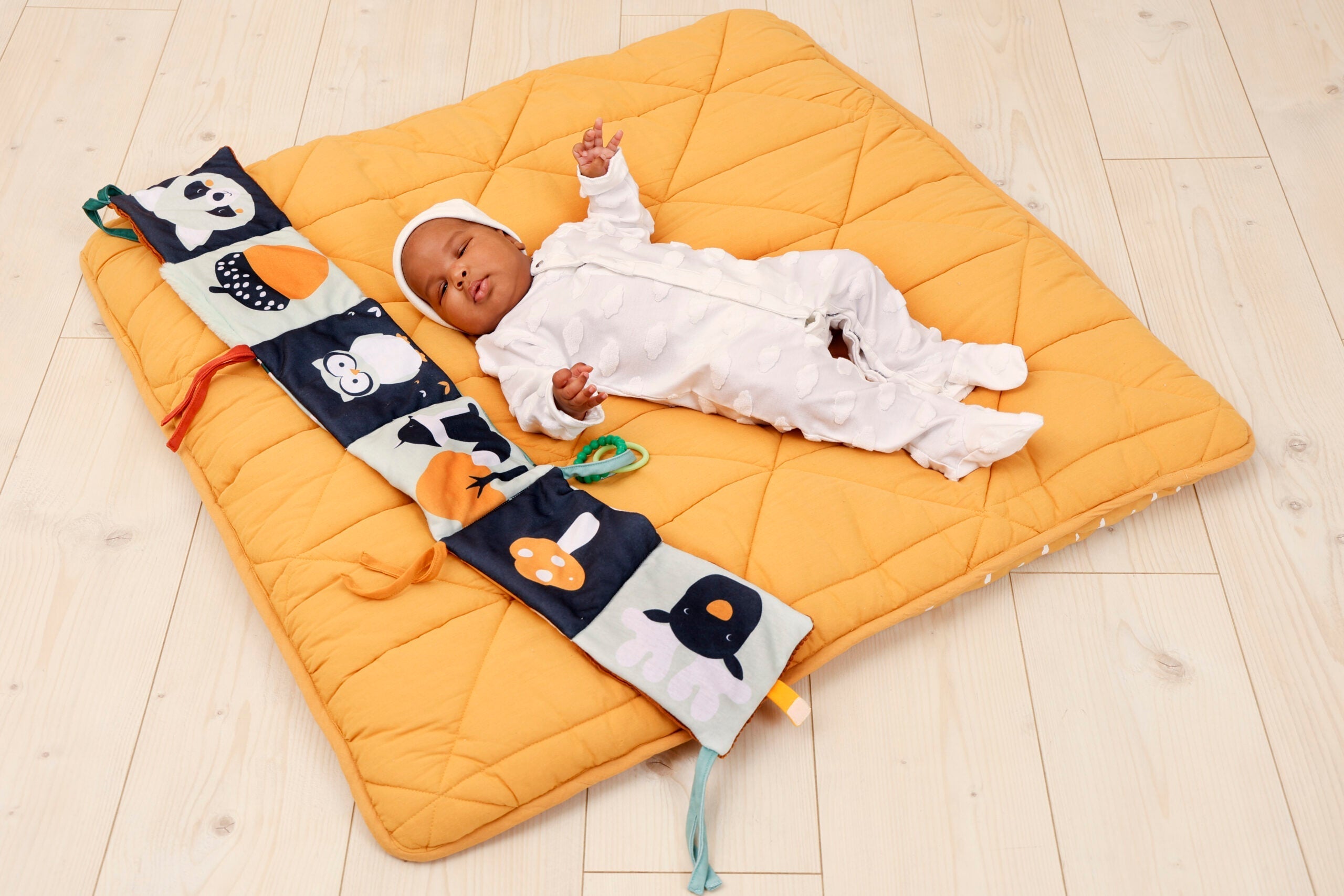Little Big Friends Children’s Plush Soft Activity Sensory Book - Forest - Sensory Toy