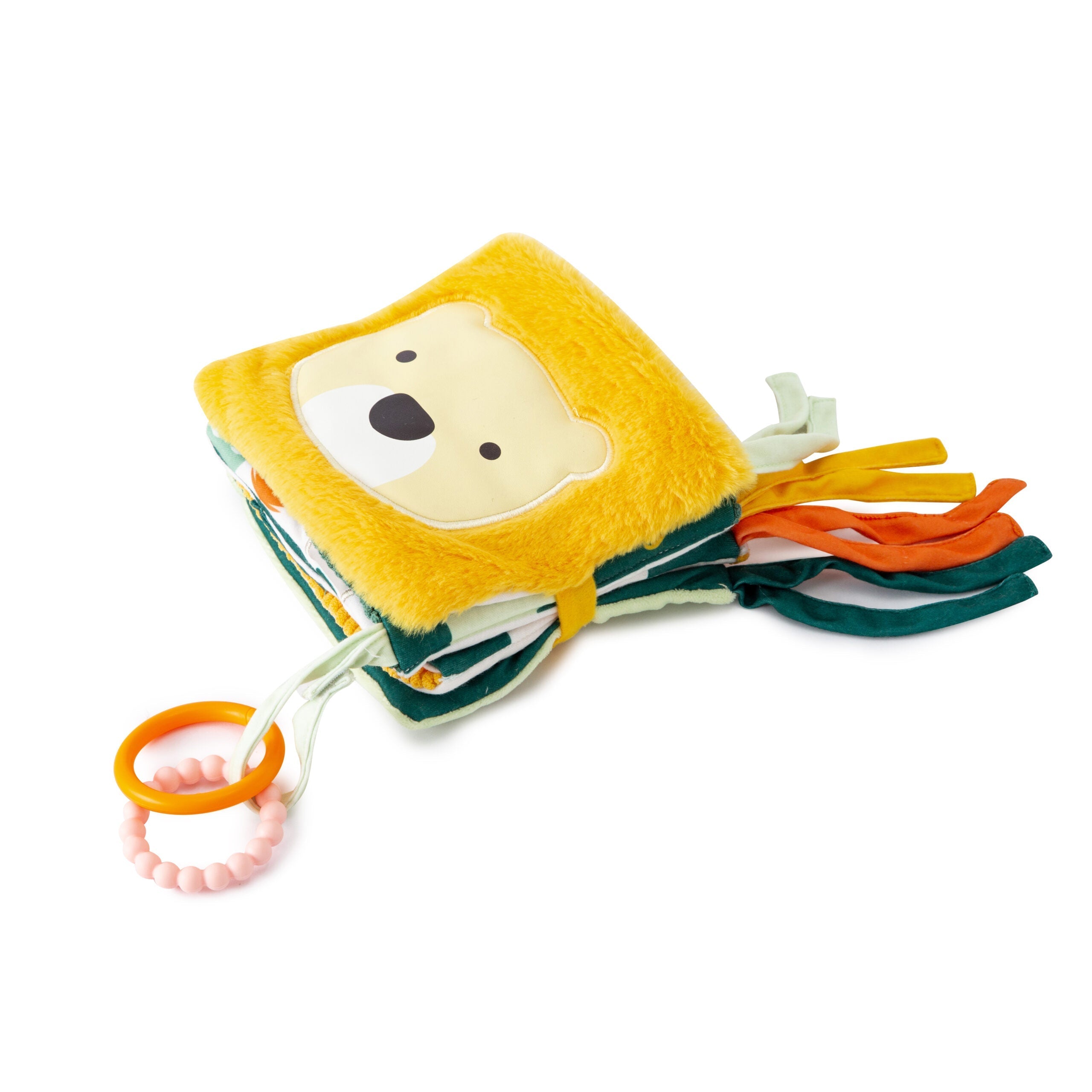 Little Big Friends Children’s Plush Soft Activity Sensory Book - Jungle - Sensory Toy