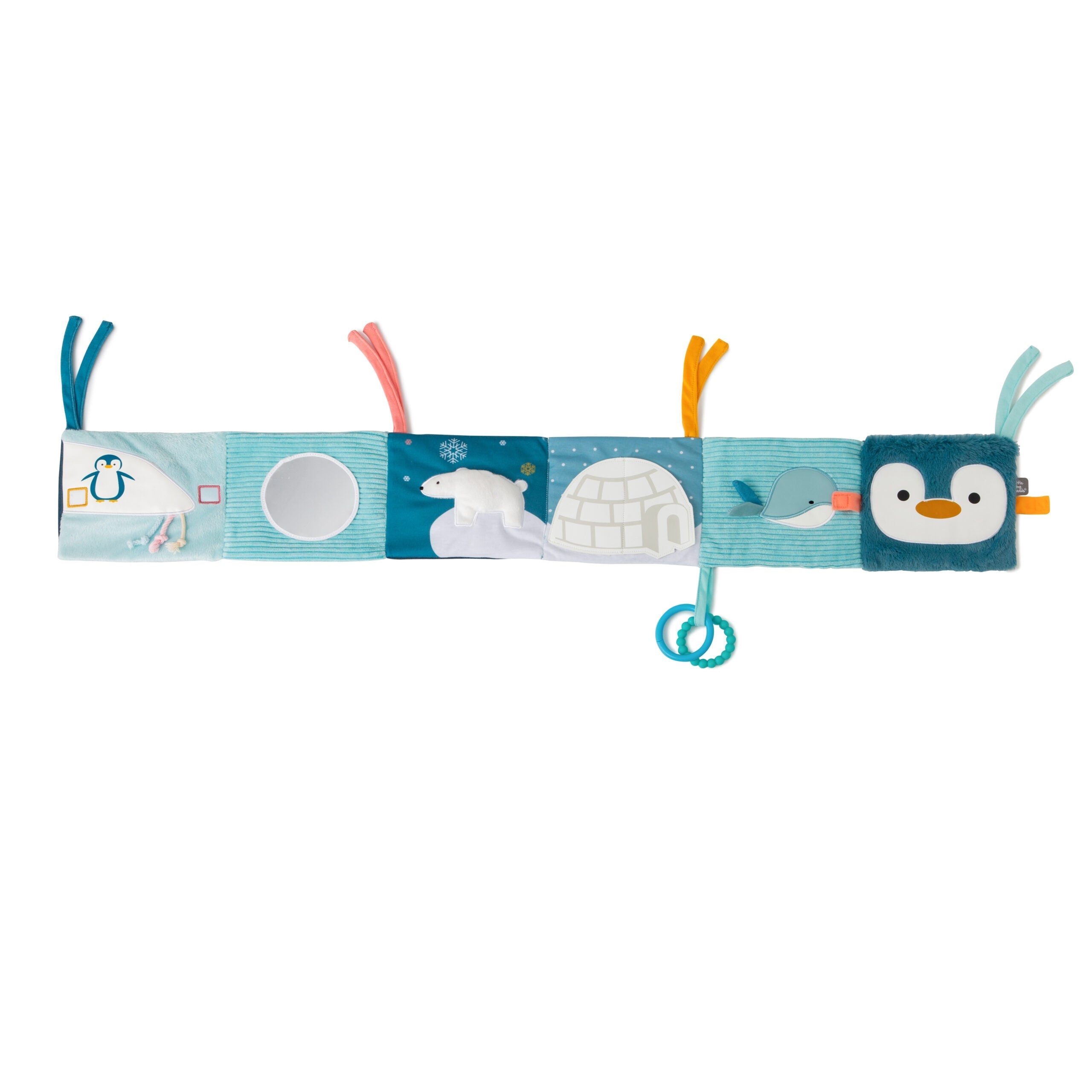 Little Big Friends Children’s Plush Soft Activity Sensory Book - Ocean - Sensory Toy
