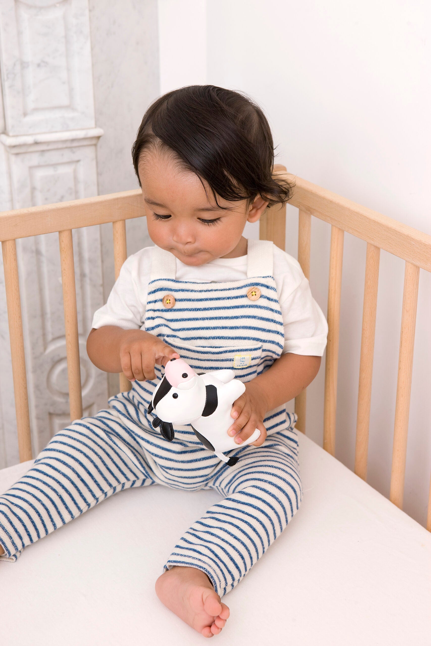 Little Big Friends - Farm Collection Tiny Friends Rattle Toy - Cow - Rattle / Teether