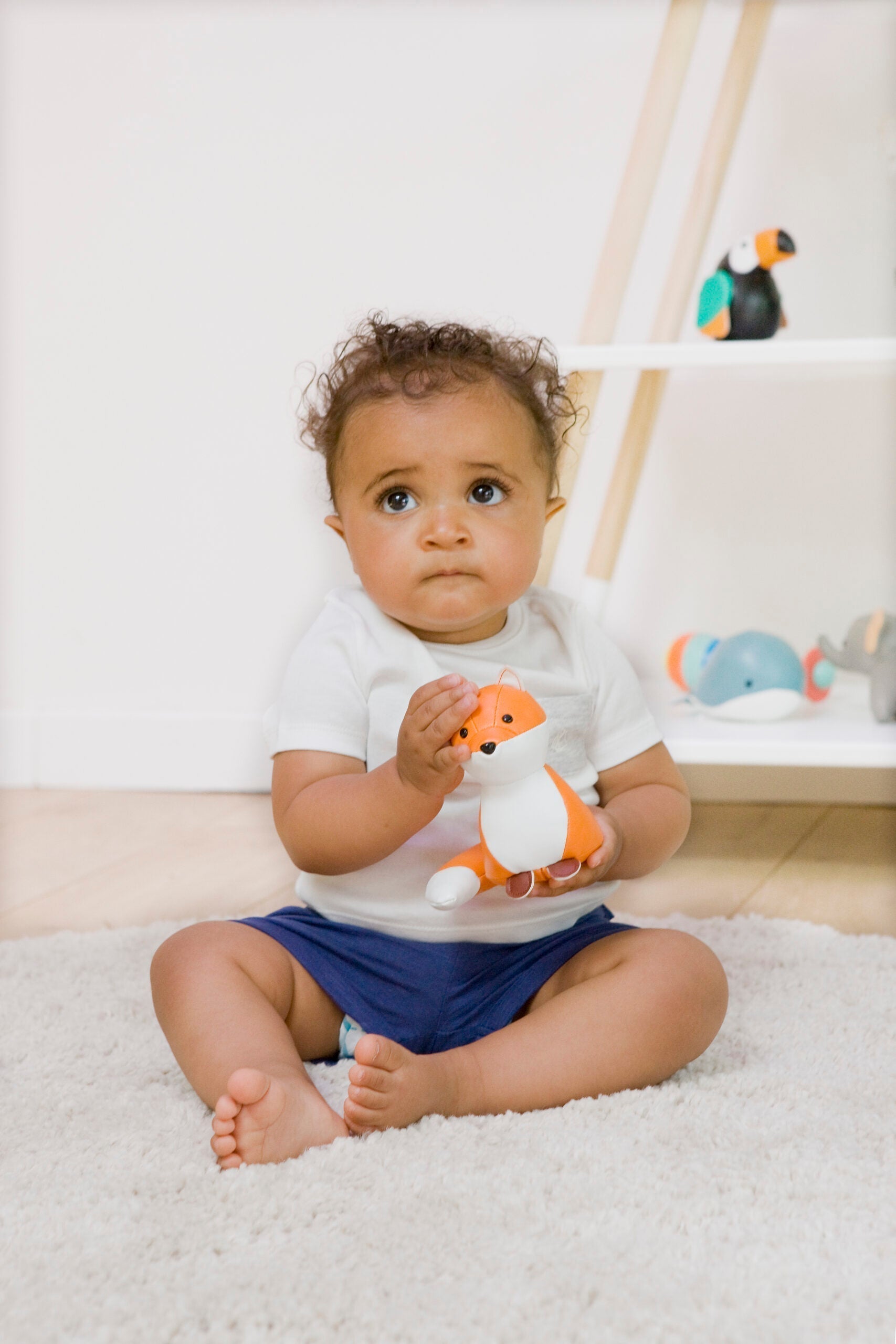 Little Big Friends - Farm Collection Tiny Friends Rattle Toy - Fox - Rattle / Teether