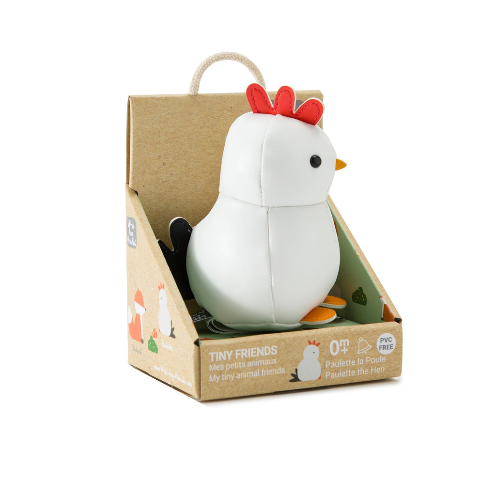 Little Big Friends - Farm Collection Tiny Friends Rattle Toy - Hen - Rattle / Teether