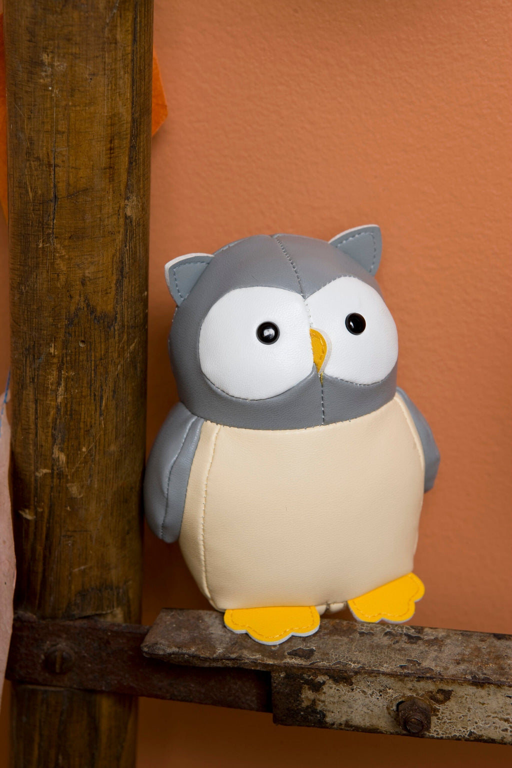 Little Big Friends - Farm Collection Tiny Friends Rattle Toy - Owl - Rattle / Teether